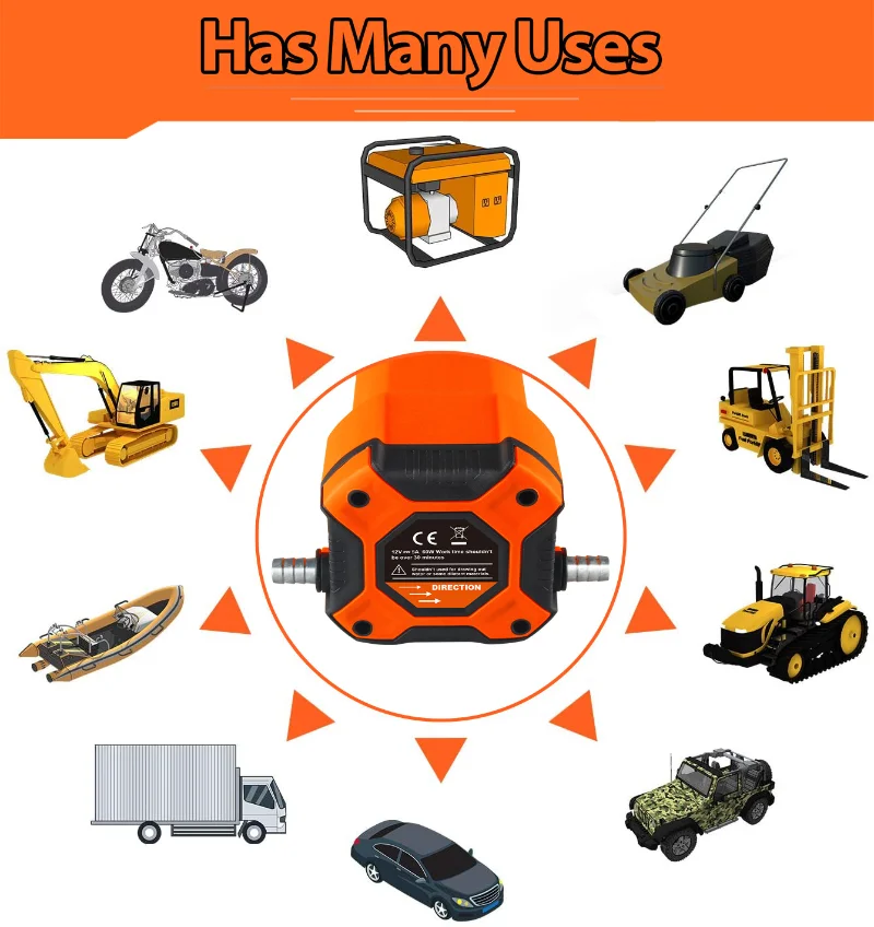 EAFC 12V Electric Car Oil Suction Pump 60W Fuel Delivery Engine Oil Crude Oil Fluid Suction Pump - Image 6