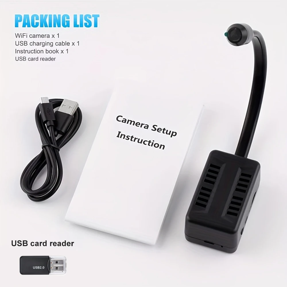 Mini Camera 1080P HD WiFi Wireless Camera Video Recorder Home Security Surveillance Motion Detection P2P Camcorder Remote View - Image 22