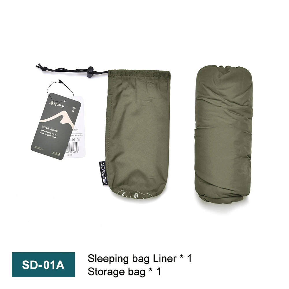Outdoor Camping Sleeping Bag Liner Ultralight Mummy Sleeping Bag Backpack Liner Single Person Travel Sleeping Bag - Image 7
