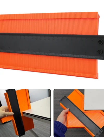 Laminate Tiles Meethulp Gauge Alloy Edge Shaping Wood Measure Ruler Adjustable Lock Contour Gauge Profile Duplicator Tool