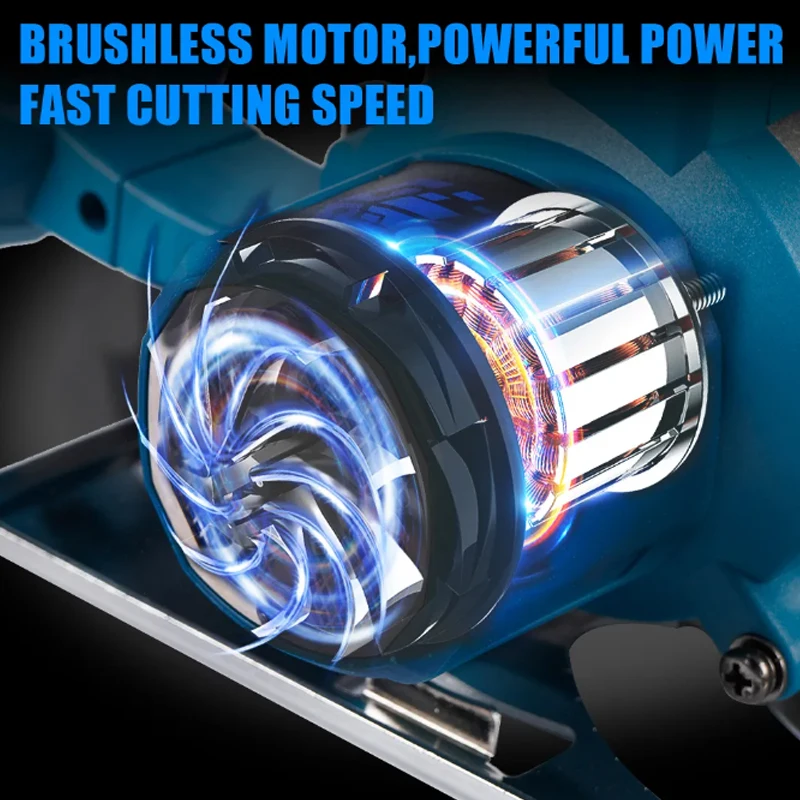 Brushless 5 Inch 125mm Electric Circular Saw Cordless 0-45° Adjustbale Woodworking Cutting Power Tool For Makita 18V Battery - Image 3
