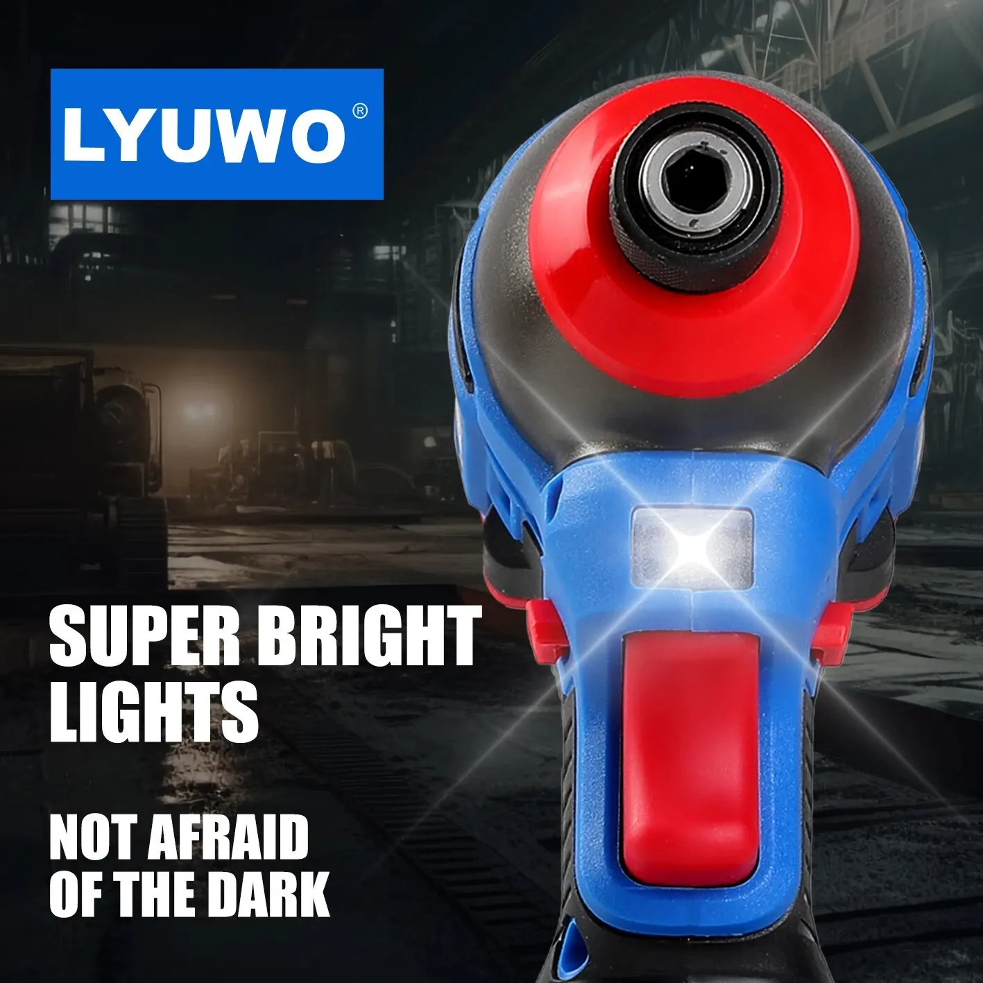 LYUWO Brushless 16V Electric Screwdriver With a Large Torque Of 160N. M, Impact Type Cordless Drill, Household Multi-functiona - Image 5