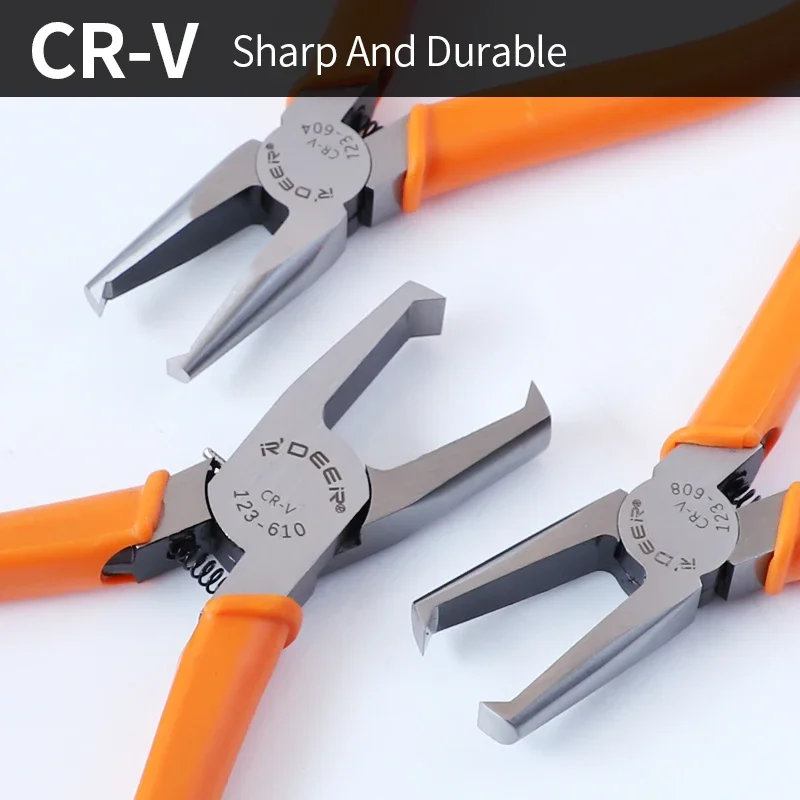 Hand Tool 90-Degree Flush Cutters, CR-V Steel | Precision Sprue & Burr Trimmer for Plastic/Models | 4/6/8/10mm Capacity - Image 13