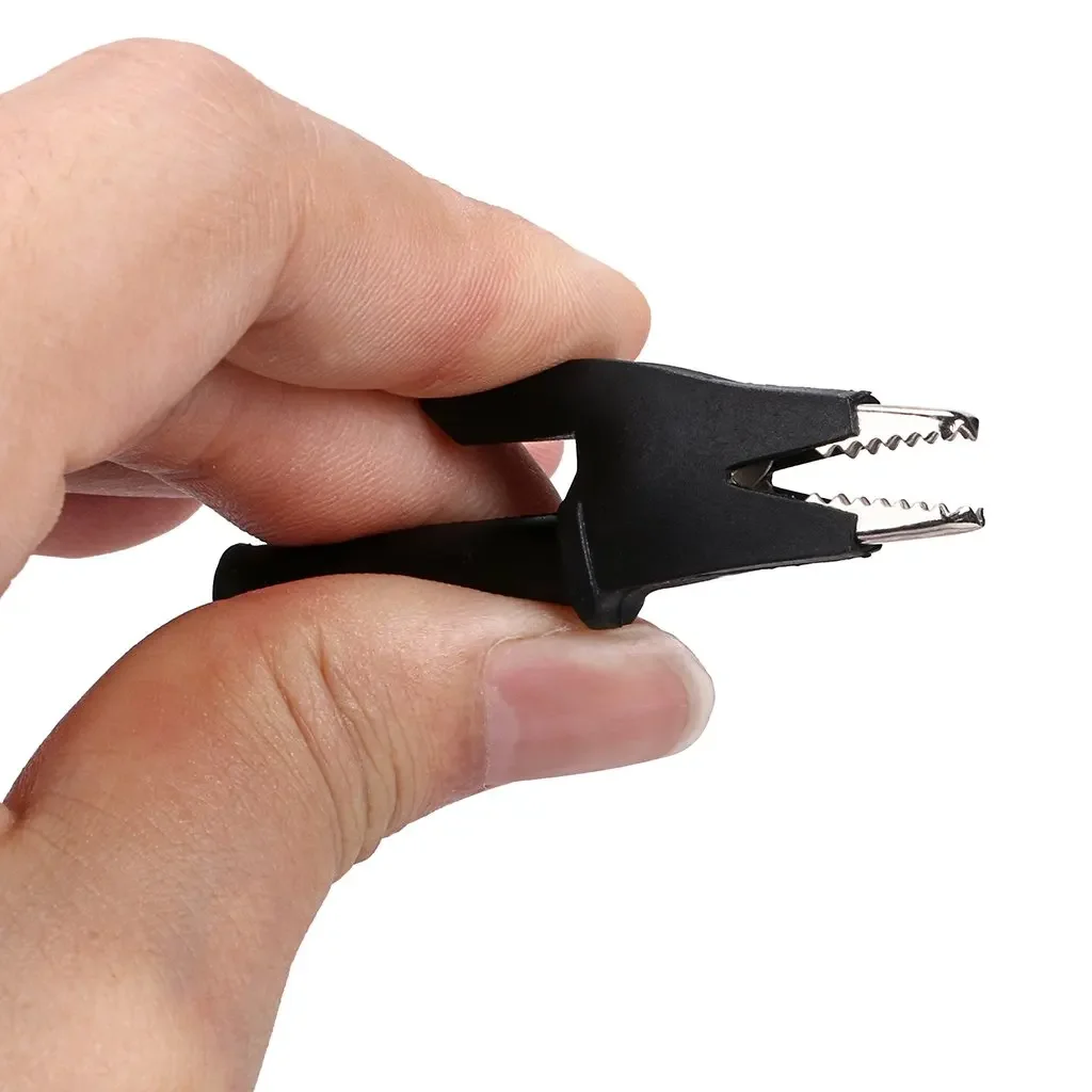 2Pcs 1M Double End Test Lead Wire Line Electrical Voltage 4mm Banana Plug Alligator Clip Crocodile 15A Multimeter DIY Test Wires - Image 12