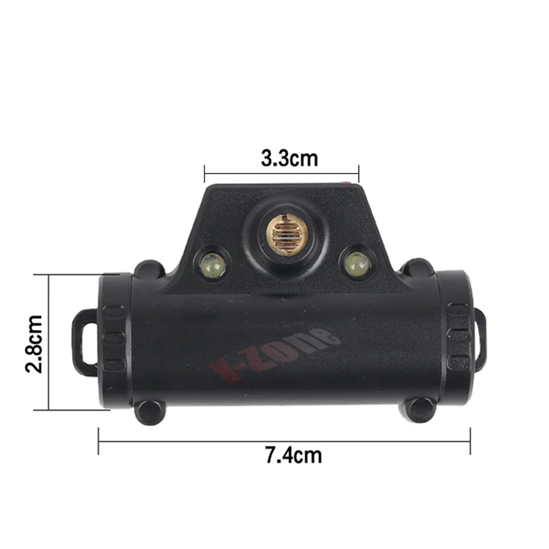 Car tire infrared positioning light lead block balance positioning line USB rechargeable tire balance laser light 2 LED lights - Image 5