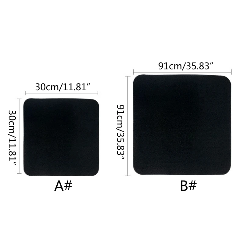 Welding Blanket Fireproof Heat Resistant Flame Retardant Carbon Felt for Welder - Image 4