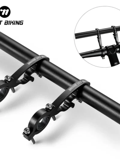 WEST BIKING MTB Carbon Handlebar Extender Road Bike Integrated Handle aluminum Extension Bar Bike Computer Light Phone Stand
