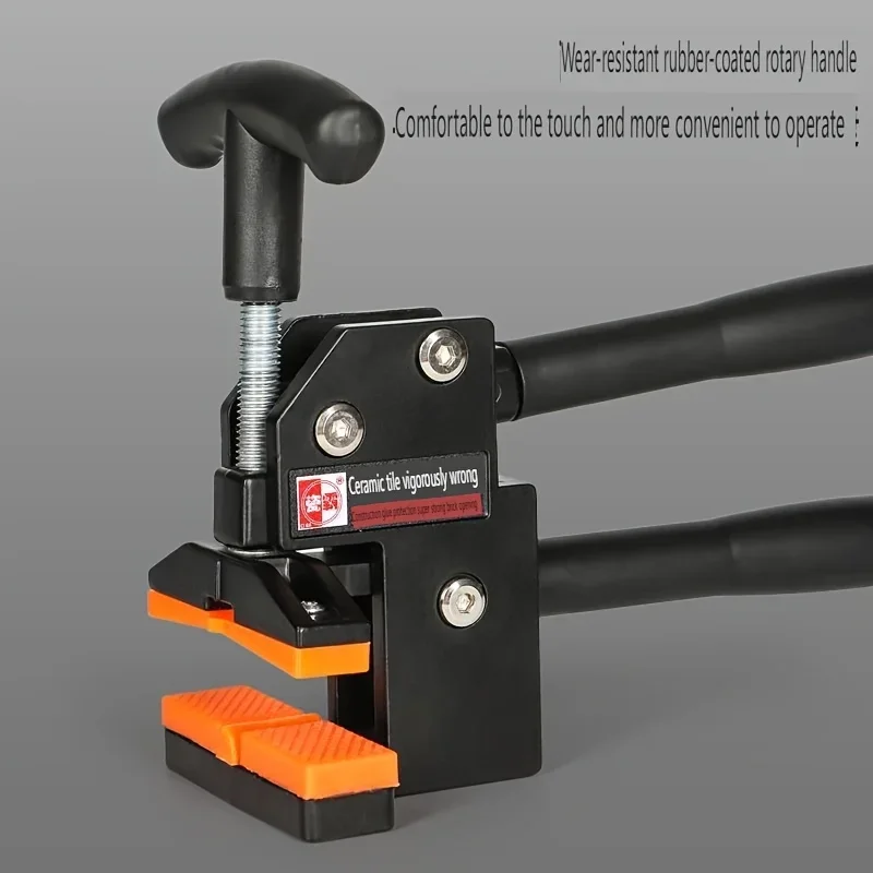 Heavy Duty Tile Breaking Pliers Manual Tile Cutter Aluminum Construction Rubber Coated Handles for Home Renovation Projects - Image 5
