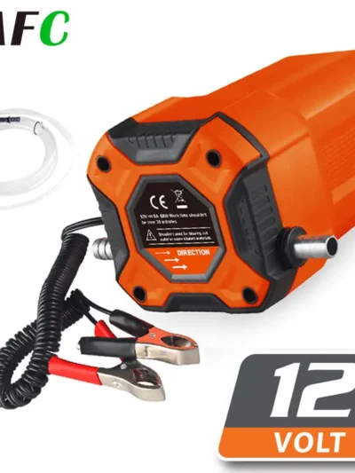 EAFC 12V Electric Car Oil Suction Pump 60W Fuel Delivery Engine Oil Crude Oil Fluid Suction Pump