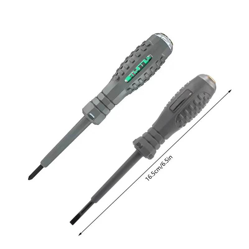 2pcs Word/Cross electrician screwdriver 12-220V Voltage Tester Pen AC/DC Induction Insulated Electricians Screwdriver Hand Tools - Image 17