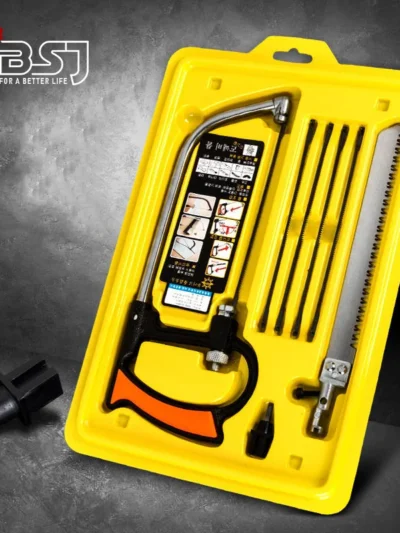 8in1 Saw Multi Purpose Hand DIY Steel Saw Metal Wood Glass Saw Kit 6 Blades Woodworking Metalworking Model Hobby Tool