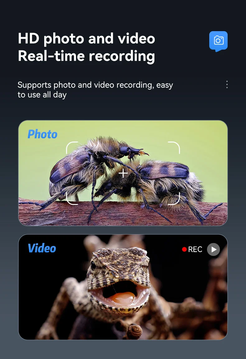 7 Inch IPS Digital Coin Microscope 5MP 50X-1200X Magnifier with Stand Soldering Video Microscope for Electronics Repair 8 LEDS - Image 10