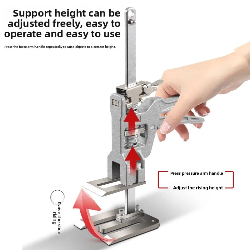 Hand Lifting Tool Set Labor-Saving Arm Jack Door Panel Drywall Board Lifter Lifting Cabinet Tile Height Adjuster Elevator Tool - Image 3