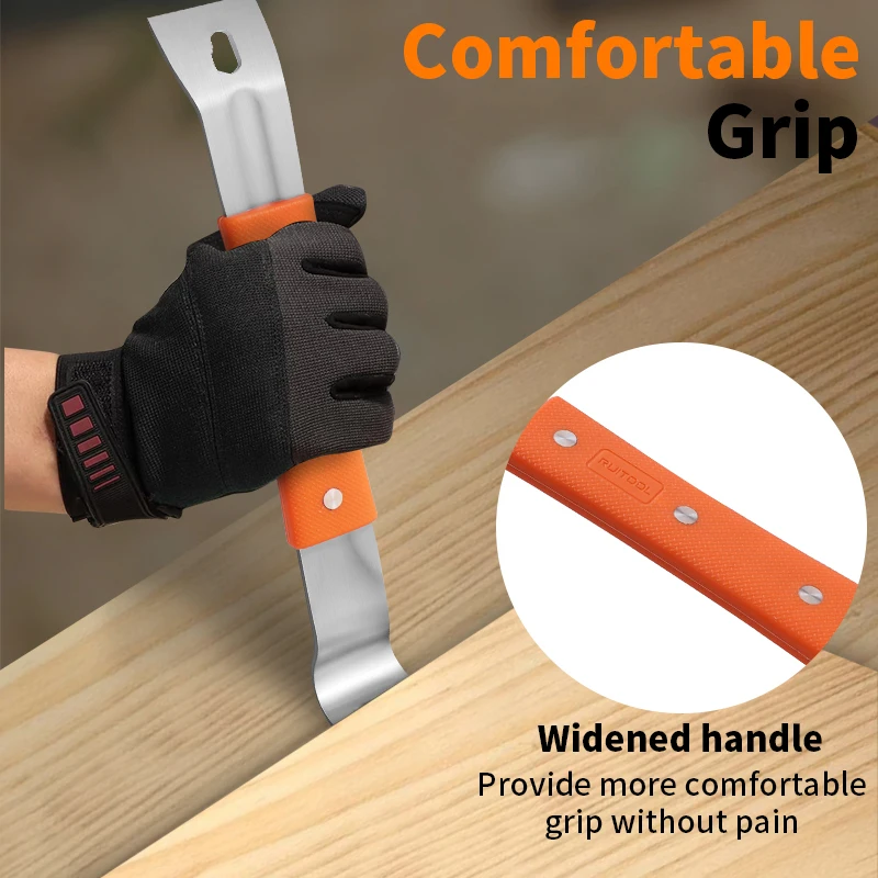 Pry Bar Stainless Steel Nut Crowbar with M4-M6 Hexagon Socket and Wrench Angle Head Nail Puller for prying lifting pulling - Image 8